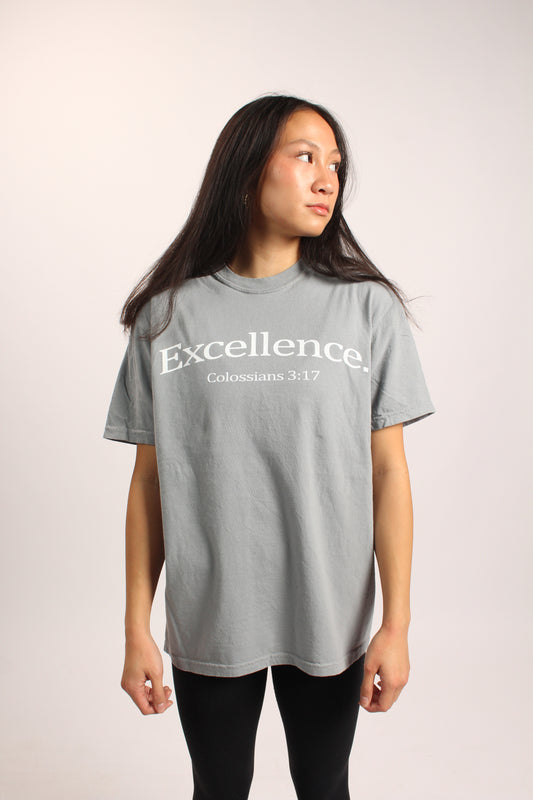 "Excellence" Oversized Heavyweight-Tee